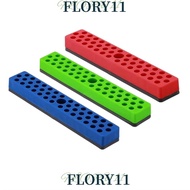 FLORY11 Magnetic Hex Bit Holder Organizer, Solid Color 43 Holes Screwdriver Bit Storage Organizer, P