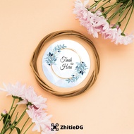 Zhitie - Custom Round Stickers with Wedding Name, Big Size Souvenir SWD-03