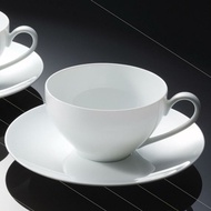 Noritake｜吟月純白骨瓷咖啡對杯組220ML