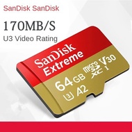 Sandi Extreme storage card, Micro SD, 32GB, 64GB, 128GB, 256GB, 512GB, 1TB, TF card, A2, V30, U3 suitable for CCTV, dash cam, mobile computer