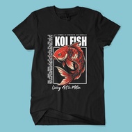 KOI FISH Premium Distro T-Shirt - Unisex Adult Ornamental FISH Lover Hobby Shirt