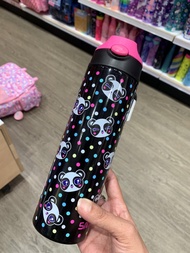 กระติกน้ำ เก็บร้อน Smiggle steel water bottle Flip Spout 520ml -ดำ