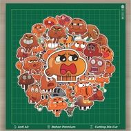 HOT 50 PCS DARWIN WATTERSON Stickers Fashion Cars Decal Cool Card Album Custom Vinyl Waterproof - Ae