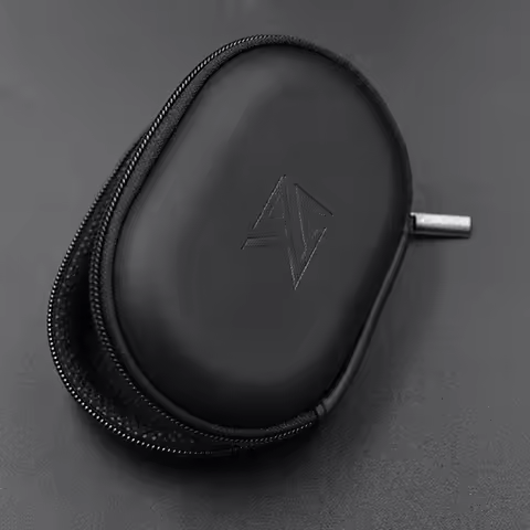 PU Leather Earbuds Bags Accessories Wired Earbuds Case Absorption Container Square Shaped for BA10 A