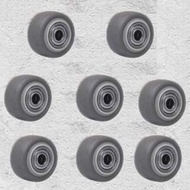 TPR Soft Rubber Directional Brake 1.5 Inch 2 Inch Universal Wheel Wheel Wheel Silent Caster Single W