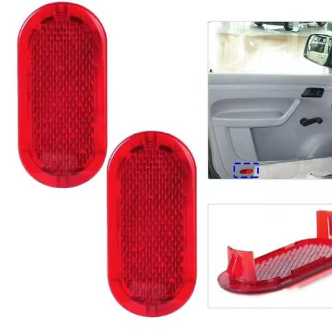 Red Door Panel Warning Light Reflector 6Q0947419 For VW Caddy Polo 9N Touran