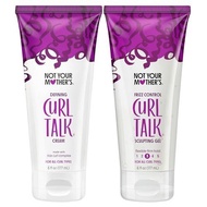 Not Your Mother's Curl Talk Frizz Control Sculpting Gel & Defining Cream (2-Pack) - 6 Fl Oz Each - T