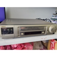 Sharp VDO VHS Video Player Model Vc-T100 Hifi Stereo System Works Normally.