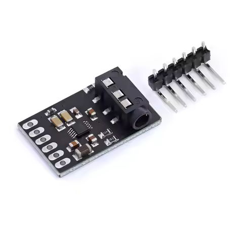 CS4344 Stereo Audio Converter Stereo Audio Module Audio Module D/A Conversion Module Connection 2kHz