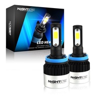 NIGHTEYE Manufacturer Supply S2 LED Car Headlights New Style 8,000LM 72W H1 H4 H7