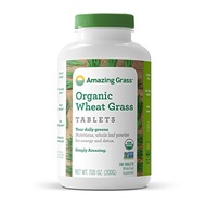 ▶$1 Shop Coupon◀  Amazing Grass Wheat Grass Tablets: 100% Whole-Leaf Wheat Grass Powder for Energy,