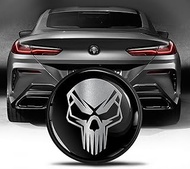 Biomar Labs Rear Trunk Tuning Badge 74mm Compatible with BMW Emblem Bonnet Boot 51148219237 Silver B