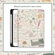 Tablet Case for Huawei Matepad 11 2021 Air 11.5 2023 10.4 2022 Pro 10.8 Cover with Pencil Slot Huawei Matepad SE T10 T10S 9.7 Inch Case Mediapad M6 10.8 8.4 T5 10.1 M5 Lite Casing