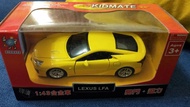 全新 ~ 黃色LEXUS LFA合金迴力車 (1:43) ,數量有限.欲購從速 / 模型車 / LEXUS迷 / 跑車迷