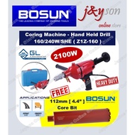 🔥MAR15🔥[ FREE SHIPPING ] BOSUN Z1Z160 / Z1Z-160 Hand Held Core Drilling Machine / Coring Machine 160