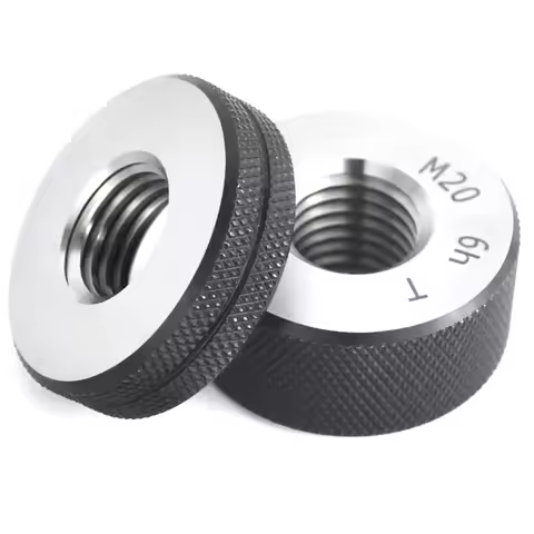 6H Tolerance Right thread ring gauge M10 M12 M14 M16 M18 M20 M24 T Z Fine External screw threads gag