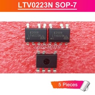 ชิปวงจรโฟโต้คัปเปลอร์ LTV-0223S-TP-SS LTV-0223S 5ชิ้น LTV0223N SMD SOP-7ชิ้นของแท้