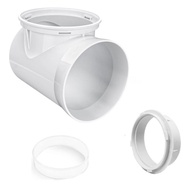 Dryer Vent Duct Connector Straight Ventilation Pipe Plastic Ducting Tool Vent Duct Easy Installation