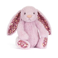 Jellycat Bunny Family Series Bashful Bunny, Blossom Bunny, Luxe Bunny