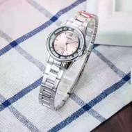 นาฬิกาข้อมือผู้หญิง Casio LTP-1241D-4A สายโลหะ น้ำหนักเบา ทนทานต่อการสัมผัสกับน้ำ สายรัดยาง หน้าปัดท