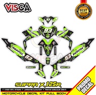 Decal Supra X 125 R Modif Keren Stiker Supra X 125 R Full Body Striping Supra X 125 R Variasi Keren