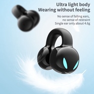 ALBIN Extra Long Calls General Bluetooth 5.3 Earphone Bone Conduction Single Ear Ear Clip Bluetooth 