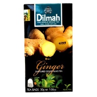 Dilmah Ginger Flavored Ceylon Black Tea - 20 Tea Bags - Sri Lanka Ceylon Dilmah Ginger Tea Real Tea