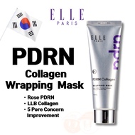 ELLE Paris PDRN Collagen Wrapping Mask – Rose PDRN & French Collagen for Pores & Firmness
