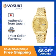 SEIKO SNK366K1 SNK366K SEIKO5 Automatic Day Date Gold Stainless  Wrist Watch For Men from YOSUKI JAPAN / SNK366K (  SNK366K  S SNK3 SNK36   )