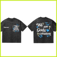 DEGRADED "God's Creation" T-Shirt OVERSIZE IN 3 DESIGN Clothes Menswear Top