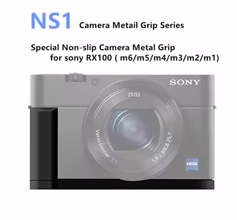 Nicad Quick Release L Plate Camera Metal Grip for Sony RX100 M6 RX100II-M2 RX100IV-M4 RX100I-M1RX100