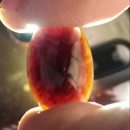 Akik Yaman merah Natural /  Asli saiz syiling 5sen dan 10 sen