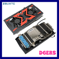 DGERS Cooling Graphics Card Heat Sink RX480 470 RX 580 570 PLA09215B12H Copper Pipe Super Heat Dissi
