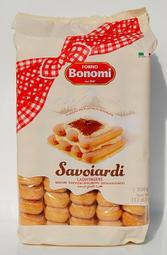 缺貨！義大利白朗妮BONOMI姆指餅乾500G (拇指餅乾、手指餅乾，LADYFINGER，提拉米蘇必備。IDUNN