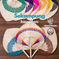 Kipas Tangan Mengkuang / Kipas Perhiasan / Straw Hand Fans / 扇子/ Fan Hand Fan Traditional Rattan Bam