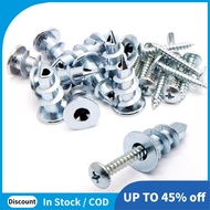30Piece Zinc Self-Drilling Drywall/Hollow-Wall Anchor Kit with Screws Metal Drywall Screws
