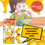 CURCUMA HONEY VIT - Madu Herbal Penambah Nafsu Makan & Berat Badan Anak - Vitamin Multivitamin Nutri