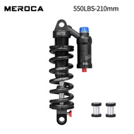 MEROCA Mountain Bike Coil Spring Shock Absorber with Damping - 190/210/230mm 24*24 Bushing for Softa