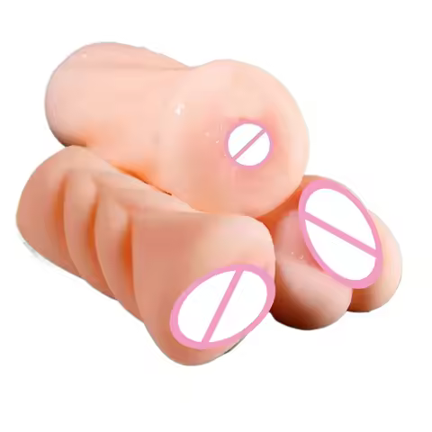 Mouth Realistic Tight Anus Ass Men's Aircraft Cup Male Masturbator Oral Vaginal Anal Masturbation So