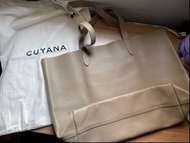 Cuyana Classic Leather Tote bag Stone