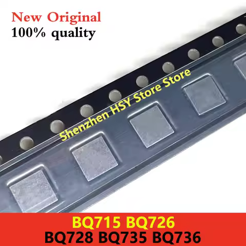 (5piece) 100% New BQ715 BQ726 BQ728 BQ735 BQ736 BQ24715 BQ24726 BQ24728 BQ24735 BQ24736 QFN Chipset