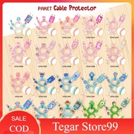 Ts42 - Cable Protector - Spiral Cable Protector-SET CHARGER & HEADSET- CARTOON