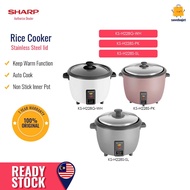Sharp Periuk Nasi - Rice Cooker (2.2 L) KSH228GWH KS-H228G-WH KSH228SPK KS-H228S-PK KS-H228S-SL