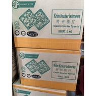 Shoon Fatt BISCUIT CREAM CRACKERS 3KG(KOTAK) expired oct 2025