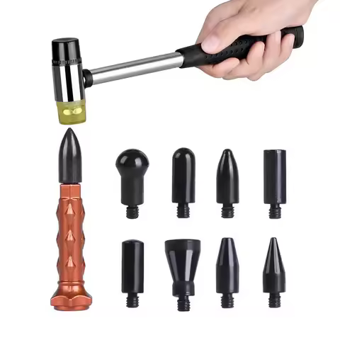 Car Dent Hammer Repair Dings Paintless Dent Repair Tap Down Pen Auto Sheet Metal Set Hail Bulge Remo