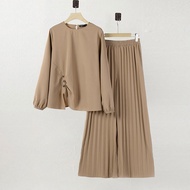 ZANZEA | ชุดเซ็ตเสื้อผ้าลำลองสำหรับผู้หญิง ZANZEA รุ่นฤดูใบไม้ร่วง 2025 เสื้อแขนยาวและกางเกงขายาวเข้