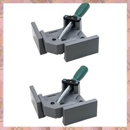 (RFZG) 2PCS Right Angle Clip Clamp Single Handle 90 Degrees Angle Clamp Adjustable Swing Jaw for Car