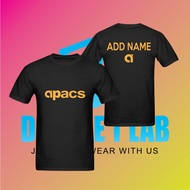 APACS BADMINTON T SHIRT 100% POLYESTER /JERSEY / DRYFIT