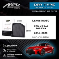Lexus IS350 3.5L V6 Gas 2GR-FKS 2014-2023 33-2452MX Max Racing Exhaust Performance Drop-in Dry Type 