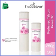 ♠ ❀ ☬ Enchanteur Perfumed Talcum Romantic 250g FREE Enchanteur Perfumed Talcum Romantic 50g